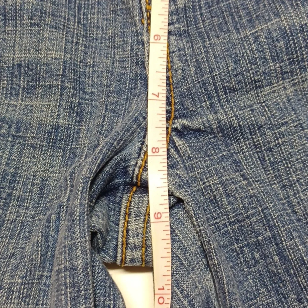 SO flare juniors size 11 Average jeans top yellow stitches boot cut - Picture 6 of 10